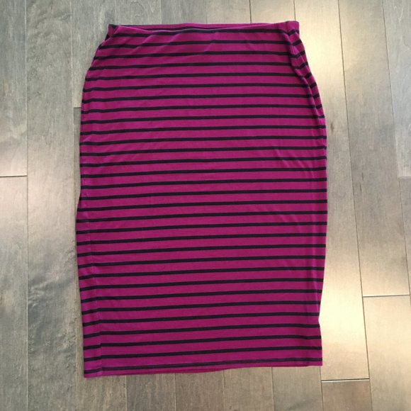 Old Navy Striped Pencil Skirt – Sz M - Picture 1 of 4